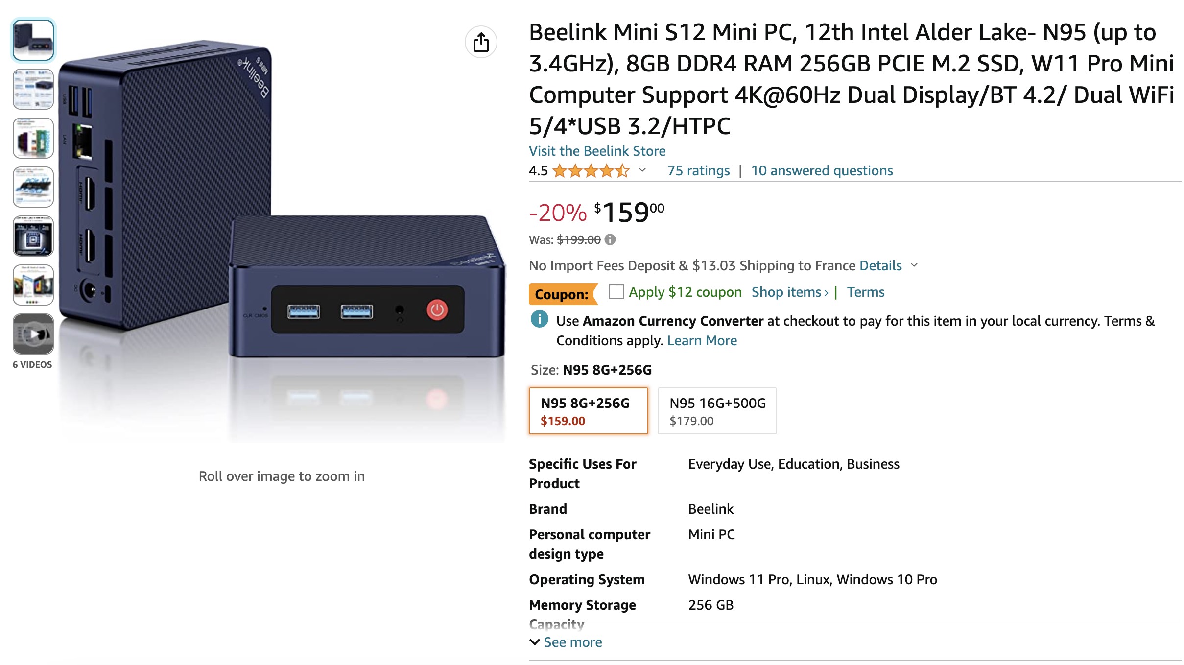 Beelink mini-PC deal