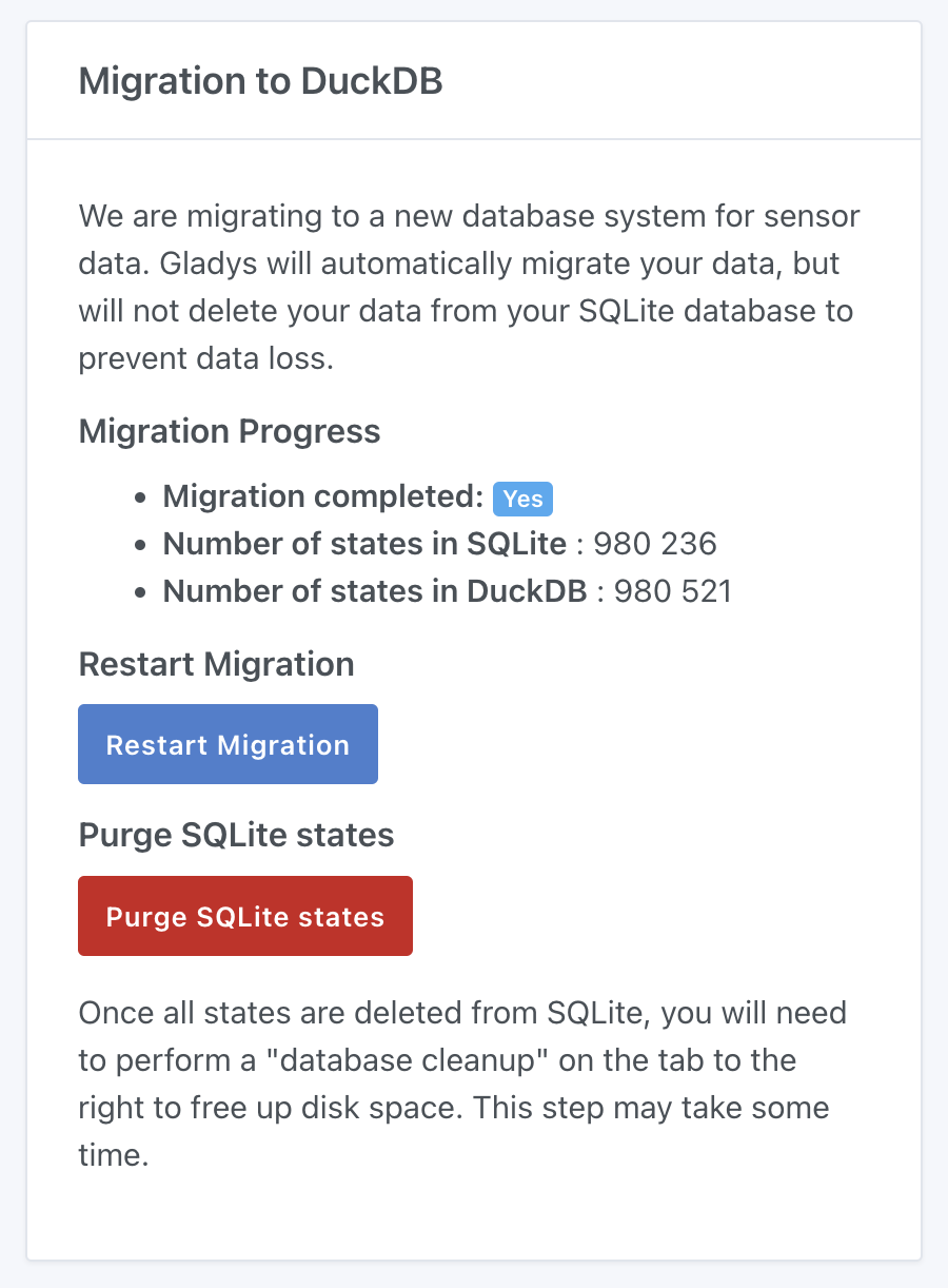 Migration to DuckDB Summary