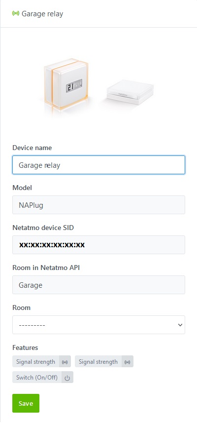 Netatmo Integration - Discovery NAPlug