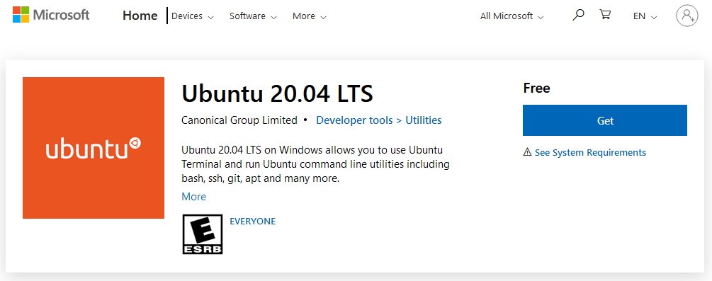 Microsoft Store Ubuntu