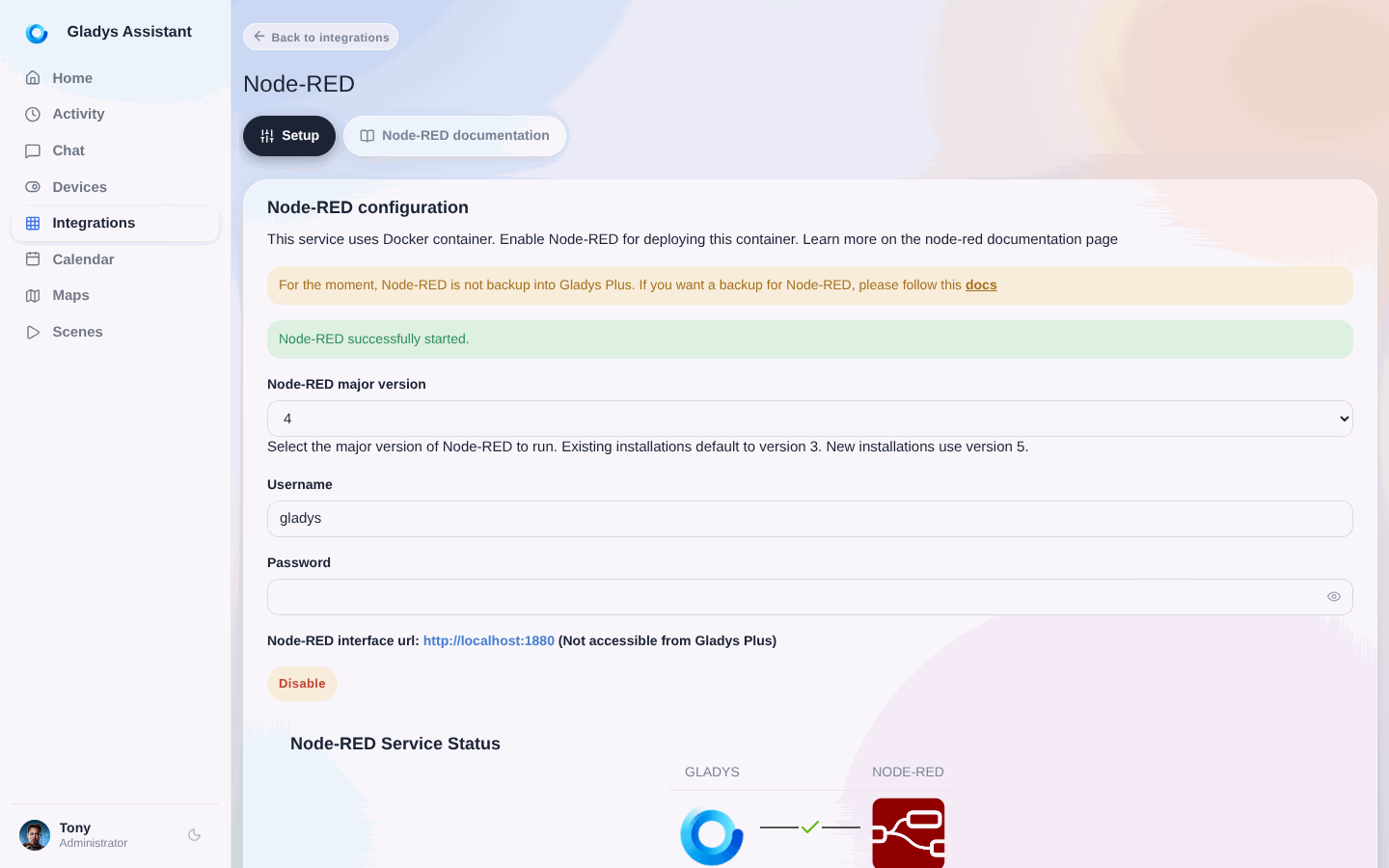 Lien Node-RED