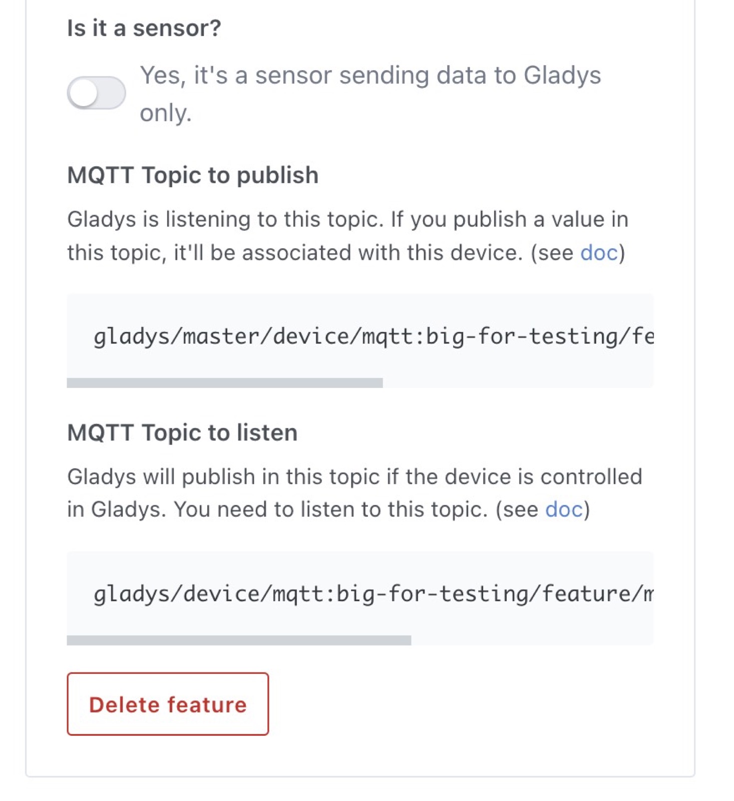 MQTT not a sensor