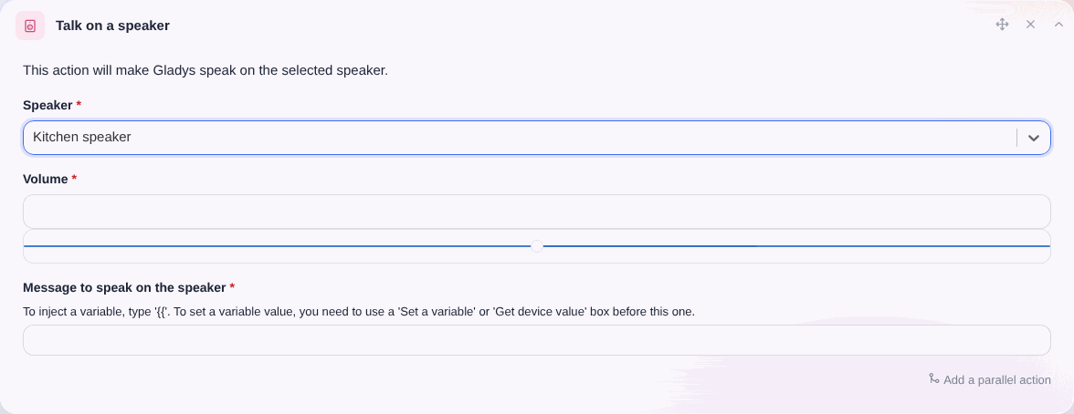 Google Cast Speak on Speaker