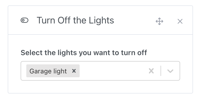 Turn off the lights