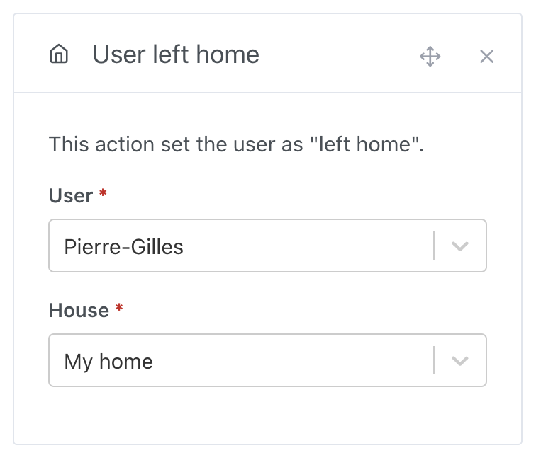 User left home