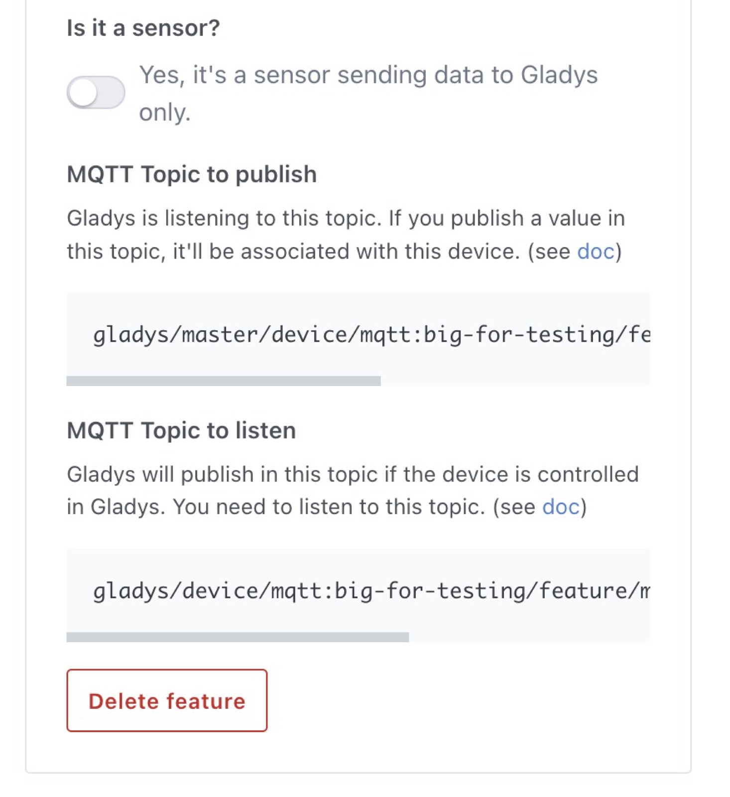 MQTT-Gerät, das kein Sensor ist