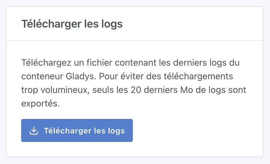 Descargar los logs del sistema