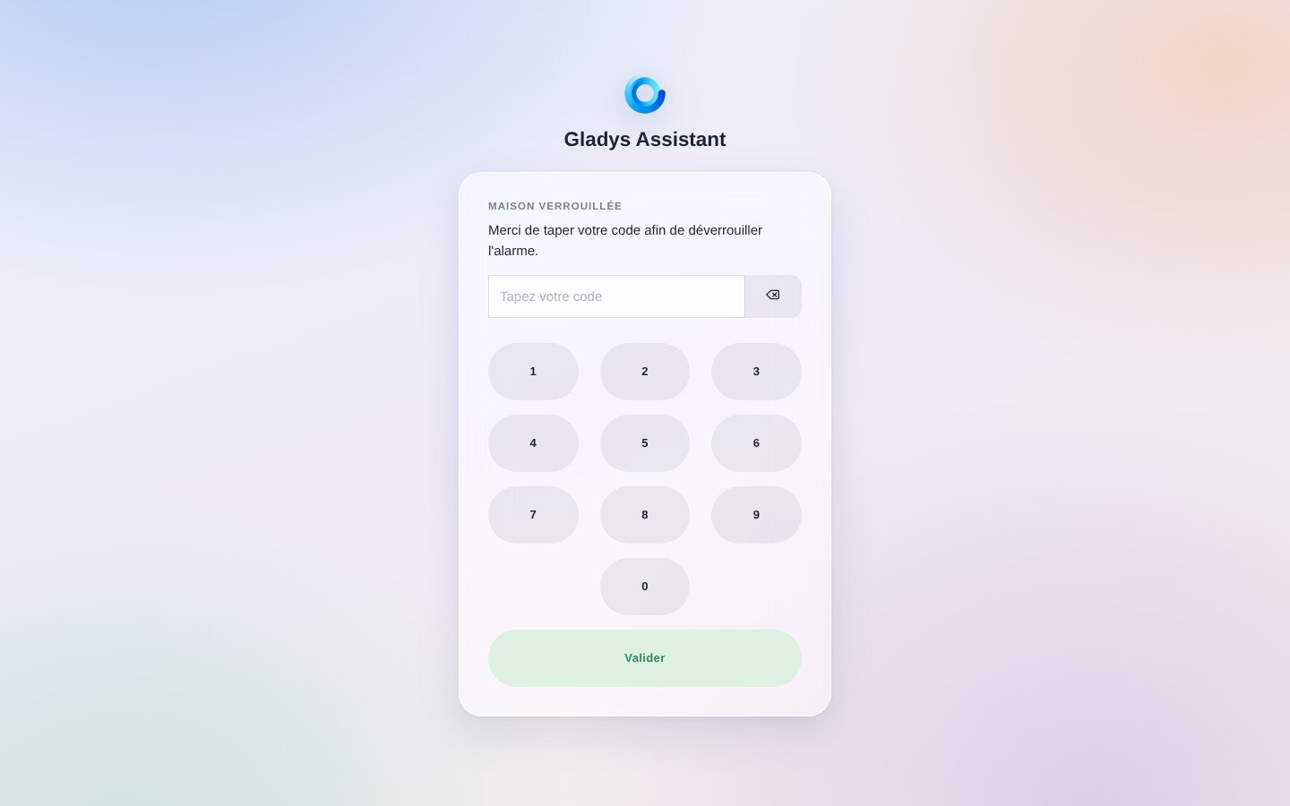 Mode tablette code numérique