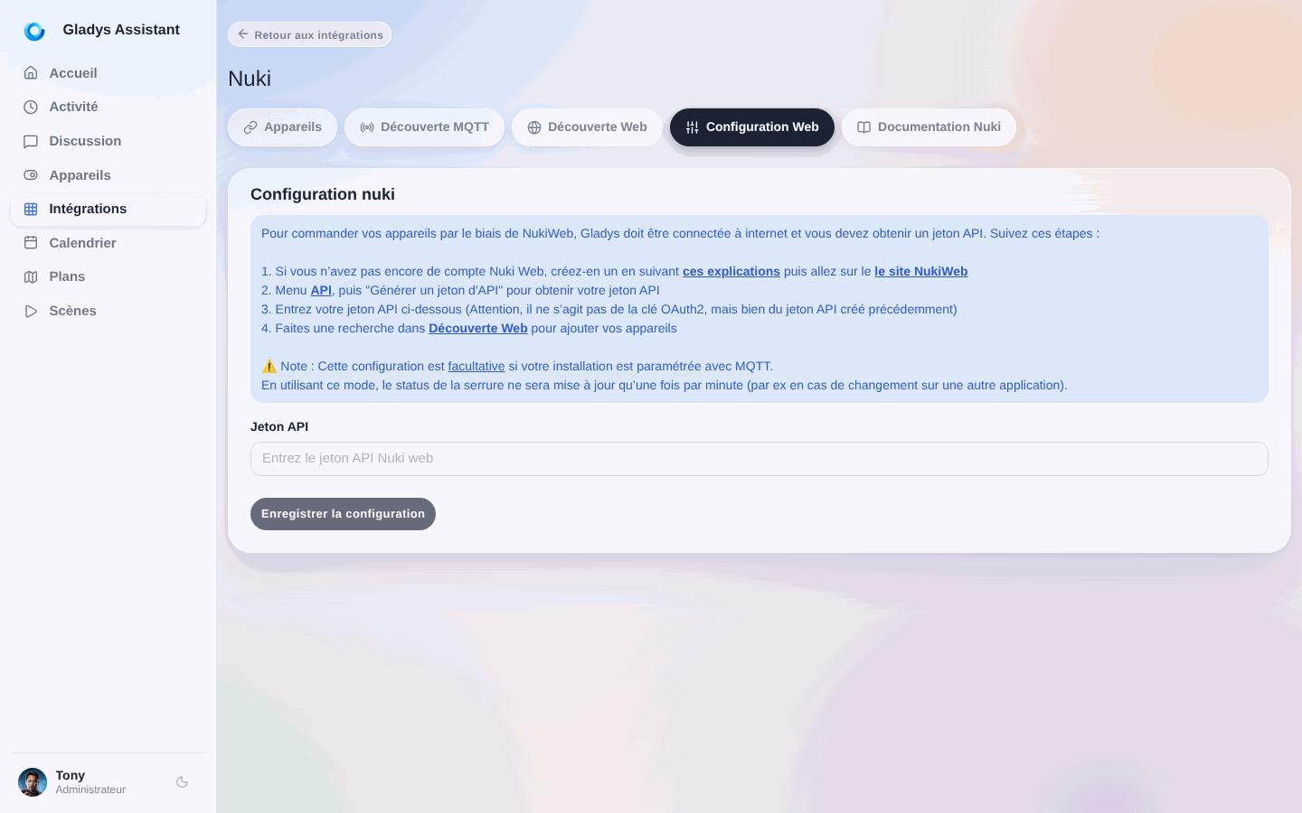 Configure Nuki