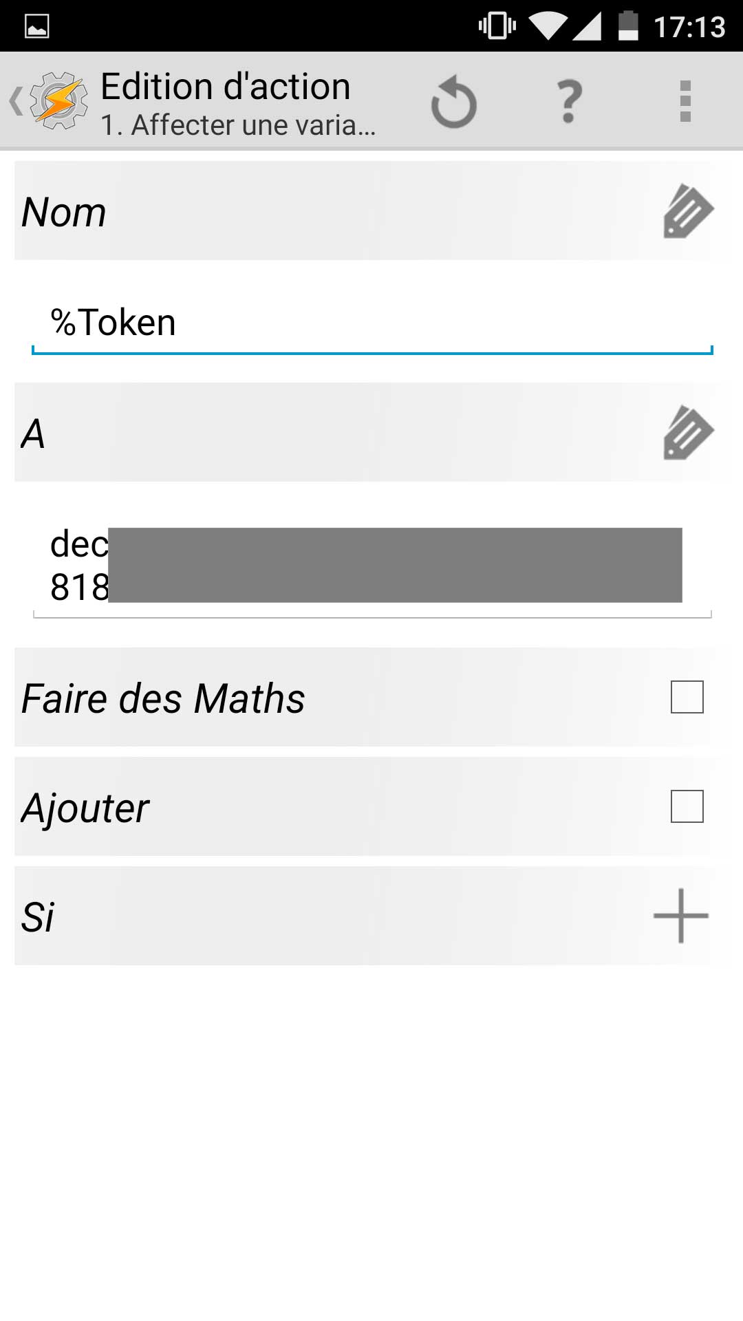 Screenshot set token tasker